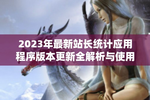 2023年最新站长统计应用程序版本更新全解析与使用指南