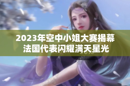 2023年空中小姐大赛揭幕 法国代表闪耀满天星光