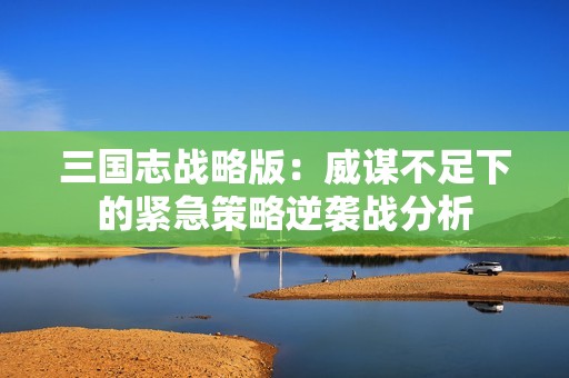 三国志战略版：威谋不足下的紧急策略逆袭战分析