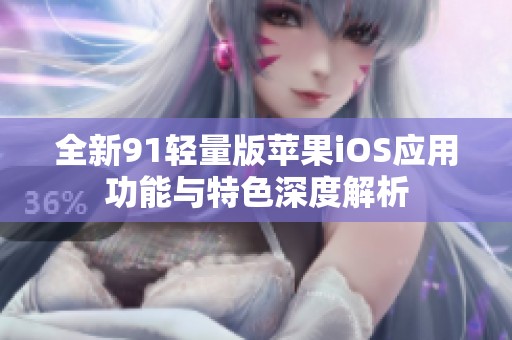 全新91轻量版苹果iOS应用功能与特色深度解析