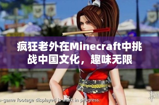 疯狂老外在Minecraft中挑战中国文化，趣味无限