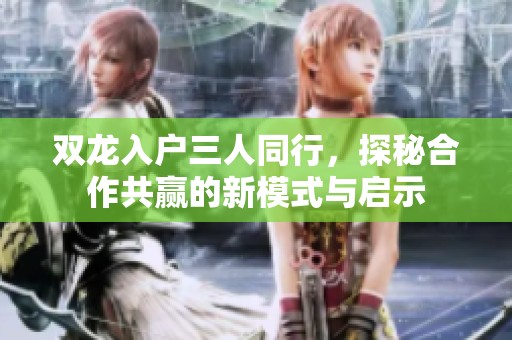 双龙入户三人同行，探秘合作共赢的新模式与启示