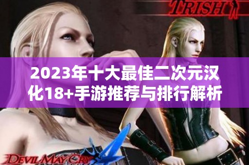 2023年十大最佳二次元汉化18+手游推荐与排行解析