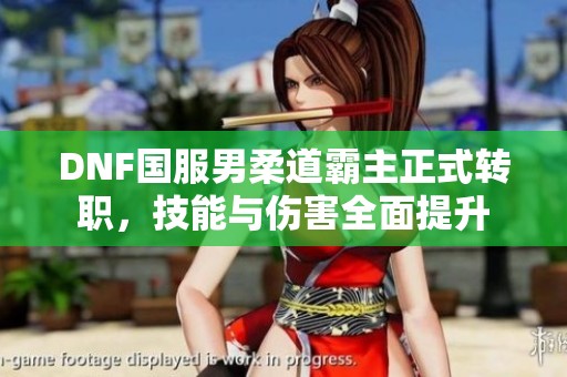 DNF国服男柔道霸主正式转职，技能与伤害全面提升