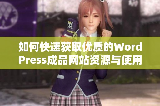 如何快速获取优质的WordPress成品网站资源与使用指南