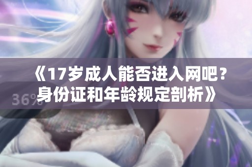 《17岁成人能否进入网吧？身份证和年龄规定剖析》