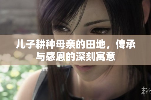 儿子耕种母亲的田地，传承与感恩的深刻寓意