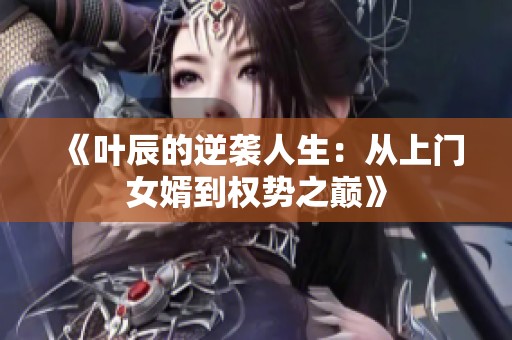 《叶辰的逆袭人生：从上门女婿到权势之巅》