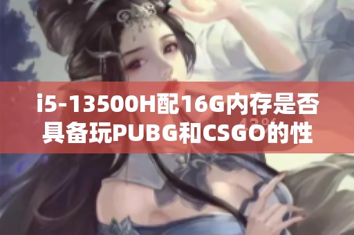 i5-13500H配16G内存是否具备玩PUBG和CSGO的性能？