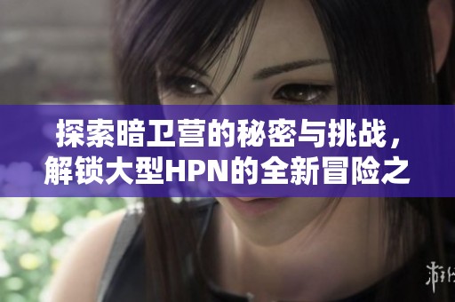 探索暗卫营的秘密与挑战，解锁大型HPN的全新冒险之旅