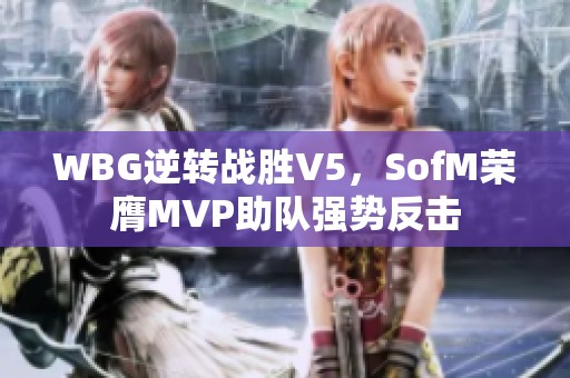 WBG逆转战胜V5，SofM荣膺MVP助队强势反击