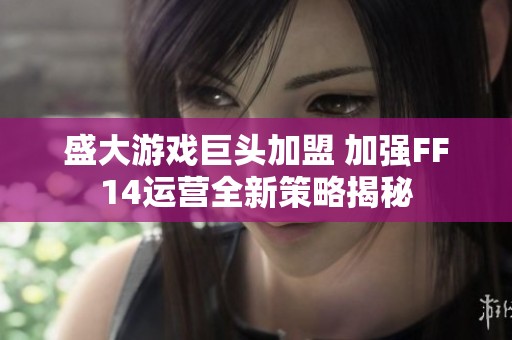 盛大游戏巨头加盟 加强FF14运营全新策略揭秘