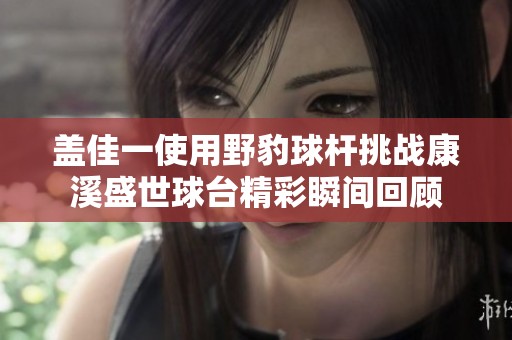 盖佳一使用野豹球杆挑战康溪盛世球台精彩瞬间回顾