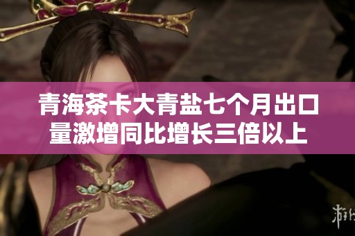 青海茶卡大青盐七个月出口量激增同比增长三倍以上