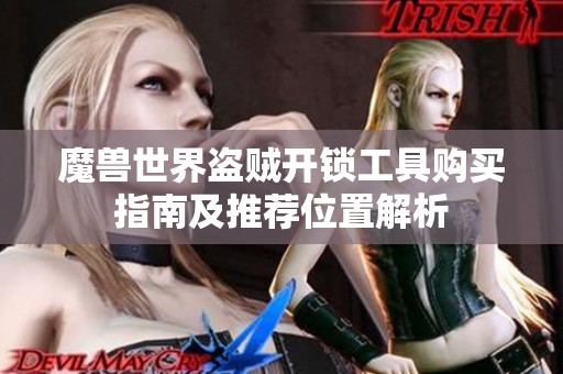 魔兽世界盗贼开锁工具购买指南及推荐位置解析