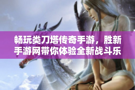 畅玩类刀塔传奇手游，胜新手游网带你体验全新战斗乐趣