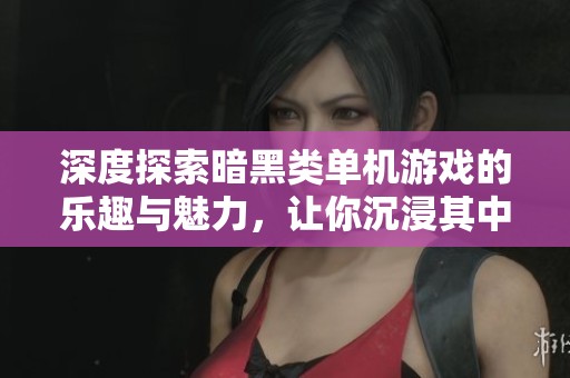 深度探索暗黑类单机游戏的乐趣与魅力，让你沉浸其中