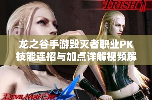 龙之谷手游毁灭者职业PK技能连招与加点详解视频解析