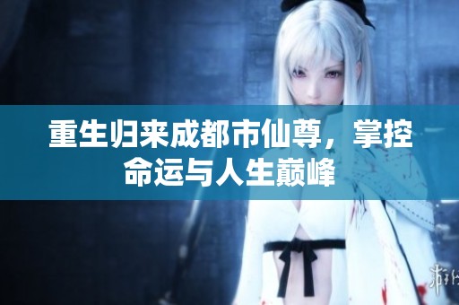 重生归来成都市仙尊，掌控命运与人生巅峰