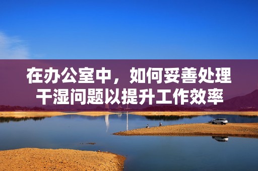 在办公室中，如何妥善处理干湿问题以提升工作效率