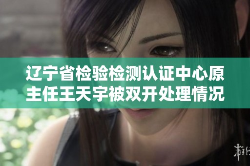 辽宁省检验检测认证中心原主任王天宇被双开处理情况披露