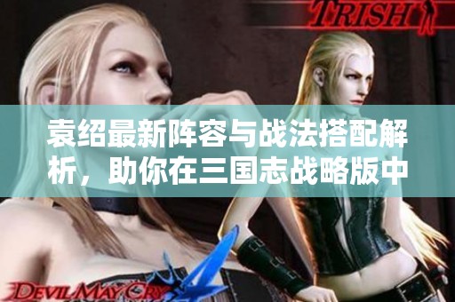 袁绍最新阵容与战法搭配解析，助你在三国志战略版中制霸全场
