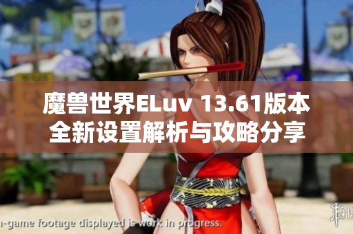 魔兽世界ELuv 13.61版本全新设置解析与攻略分享