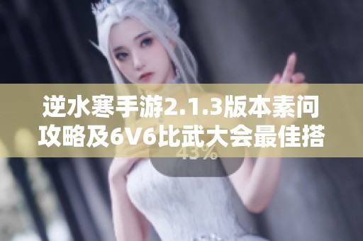 逆水寒手游2.1.3版本素问攻略及6V6比武大会最佳搭配推荐