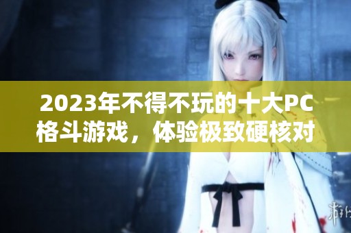 2023年不得不玩的十大PC格斗游戏，体验极致硬核对决魅力