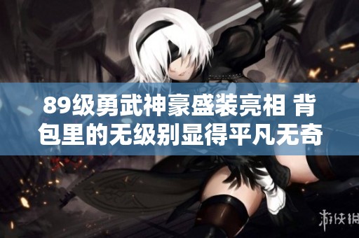 89级勇武神豪盛装亮相 背包里的无级别显得平凡无奇