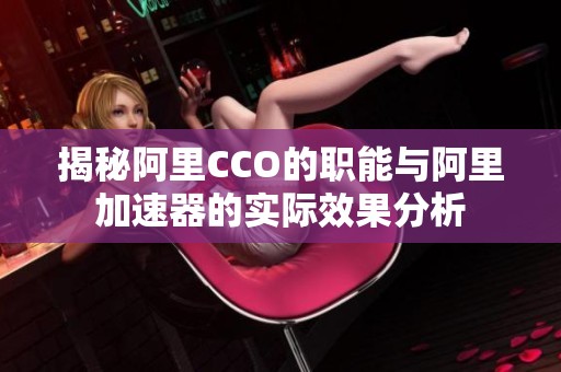 揭秘阿里CCO的职能与阿里加速器的实际效果分析