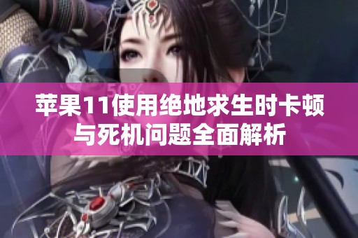 苹果11使用绝地求生时卡顿与死机问题全面解析