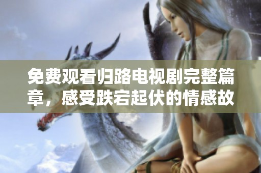 免费观看归路电视剧完整篇章，感受跌宕起伏的情感故事
