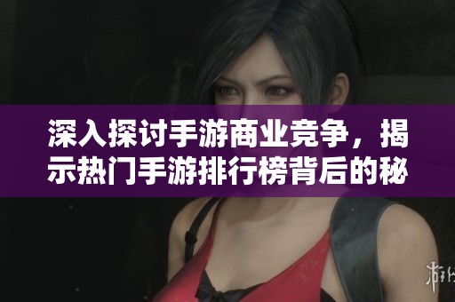 深入探讨手游商业竞争，揭示热门手游排行榜背后的秘密