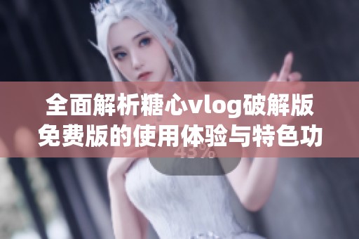 全面解析糖心vlog破解版免费版的使用体验与特色功能