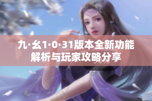 九·幺1·0·31版本全新功能解析与玩家攻略分享