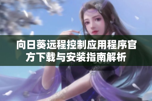 向日葵远程控制应用程序官方下载与安装指南解析