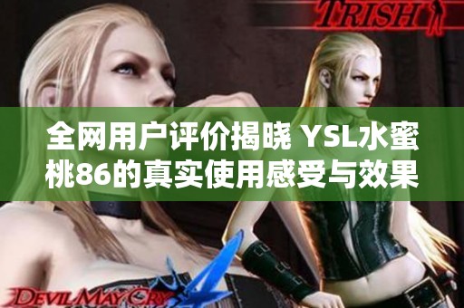 全网用户评价揭晓 YSL水蜜桃86的真实使用感受与效果